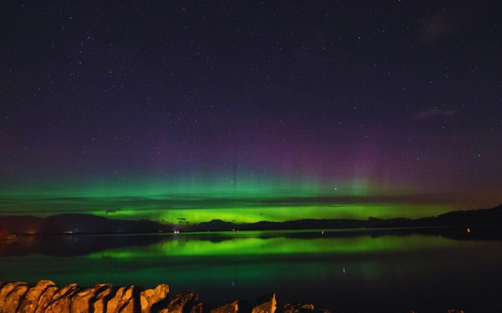 Scotland Northern lights