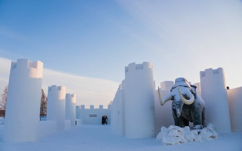 Kemi Finland snow castle