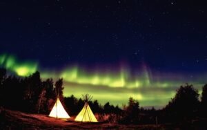 Rovaniemi finland northern lights