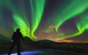 Coronal mass ejection CME northern lights